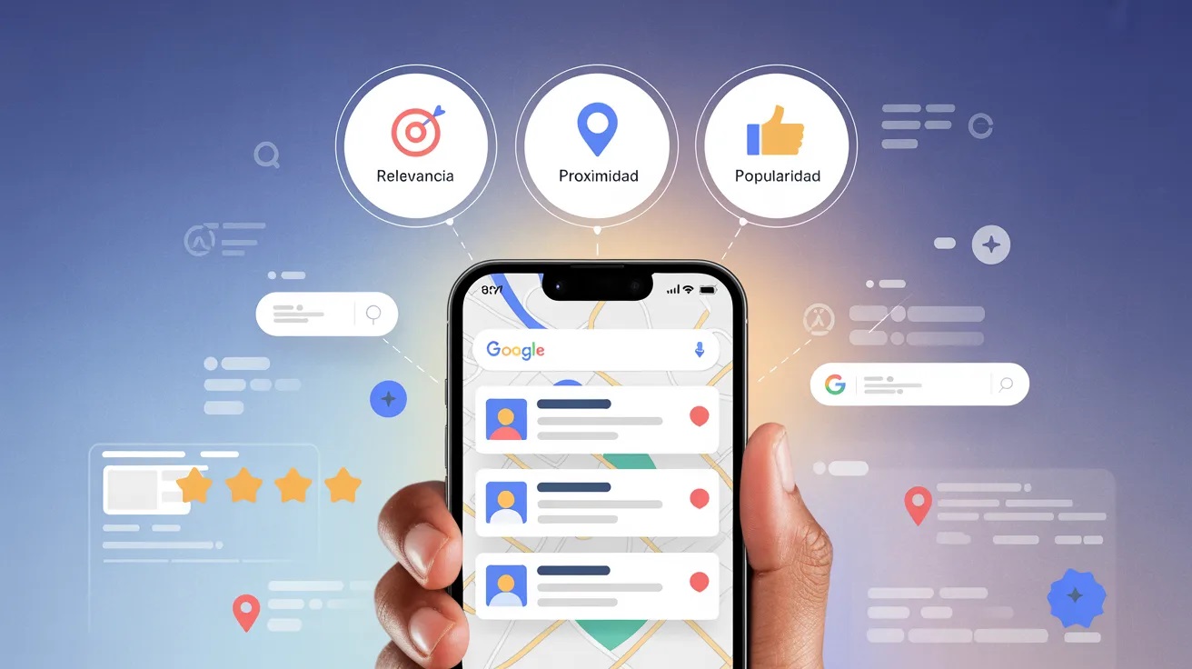 relevancia popularidad autoridad proximidad en Seo local