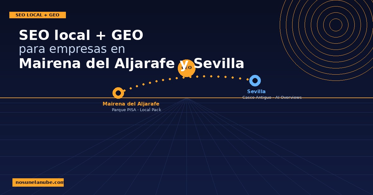 SEO local y GEO para empresas en Mairena del Aljarafe y Sevilla